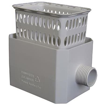 Swivel 37043 3 x 4 in. Rainwater Colander - White SW830657